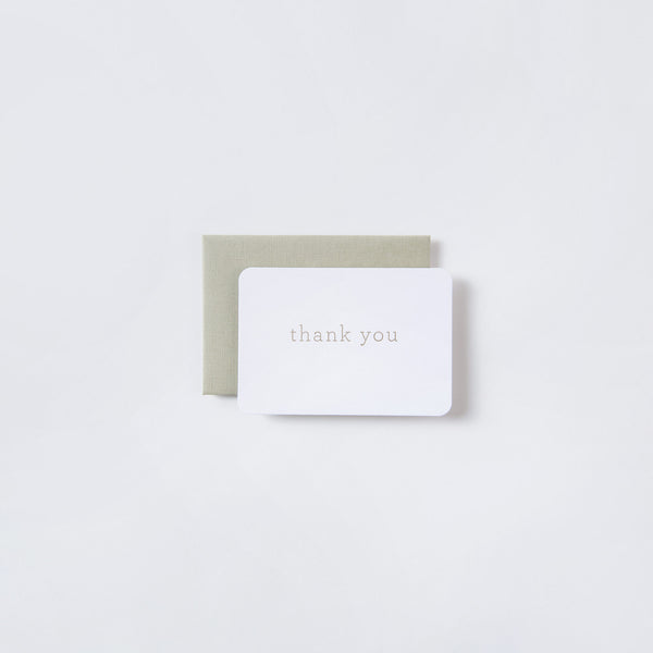 Thank You - Mini Karte und Kuvert