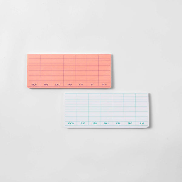 Sticky Memo Pad - für die schnelle Wochenübersicht