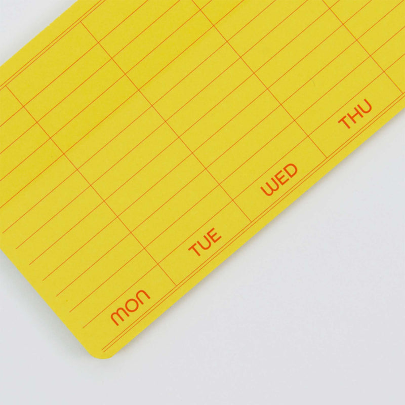 Sticky Memo Pad - für die schnelle Wochenübersicht