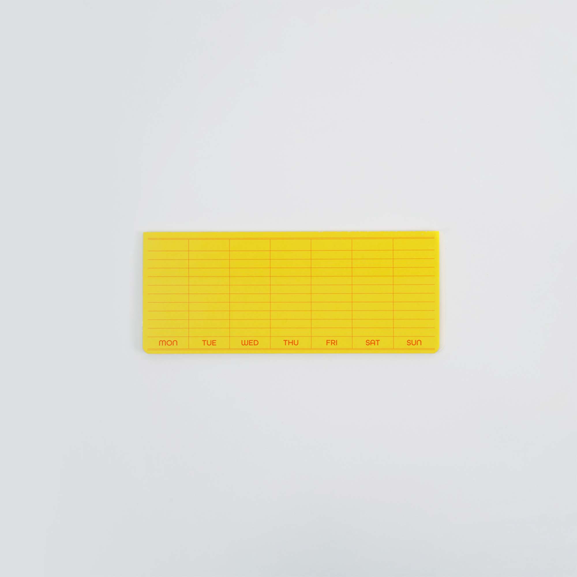 Sticky Memo Pad - für die schnelle Wochenübersicht